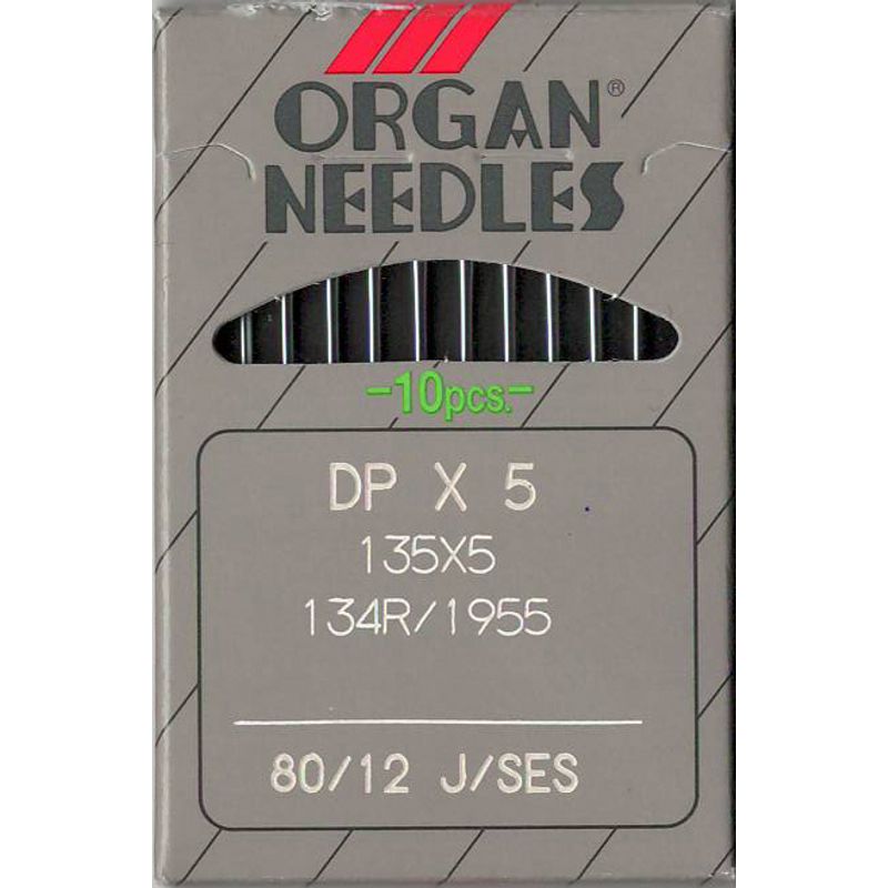 Голки 134 FFG/SES, № 80, OR, (DPx5, 135x5, 135x7, 797, SY1955), 1уп. =10шт