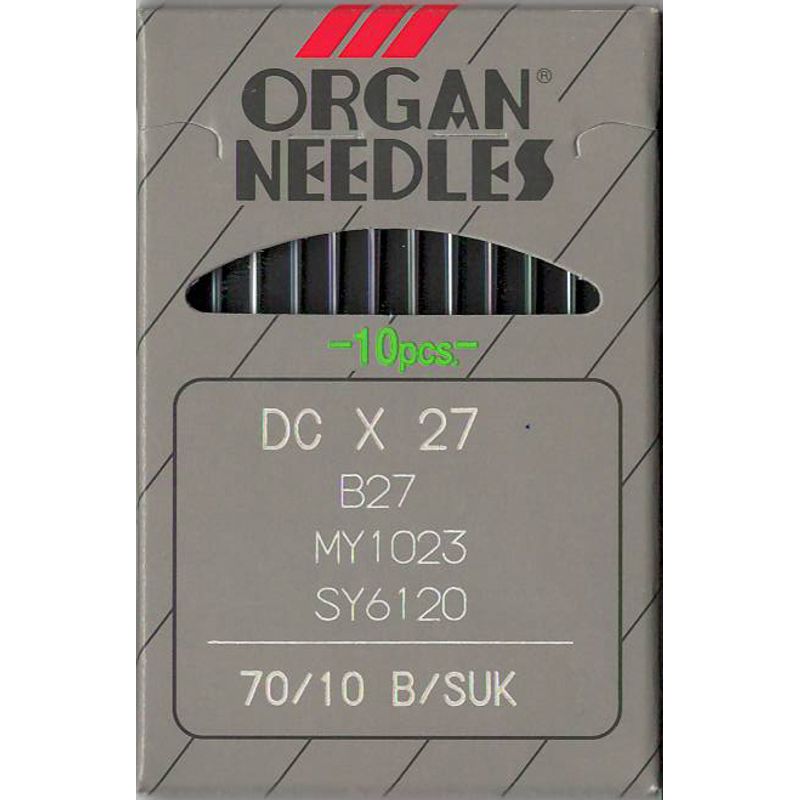 Голки B27 FG/SUK, № 70, OR, (81x1, DCx27, DCx1, MY1023, SY6120), 1 уп.=10 шт.
