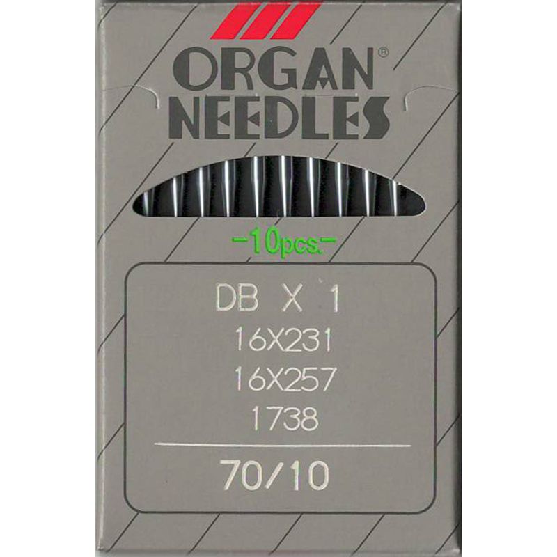 Голки DBx1 R, № 70, OR, (1738, 16x257, 71x1, 16x231, 287WH, DBx257), 1 уп.=10 шт.