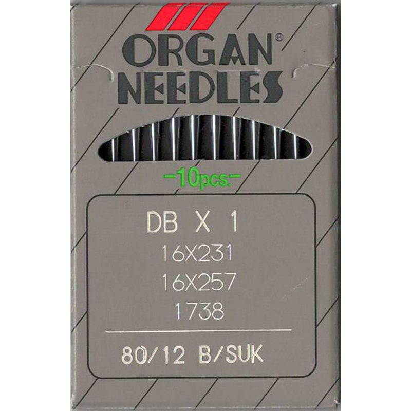 Голки DBx1 FG/SUK, № 80, OR, (1738, 16x257, 71x1, 16x231, 287WH, DBx257), 1 уп.=10 шт.