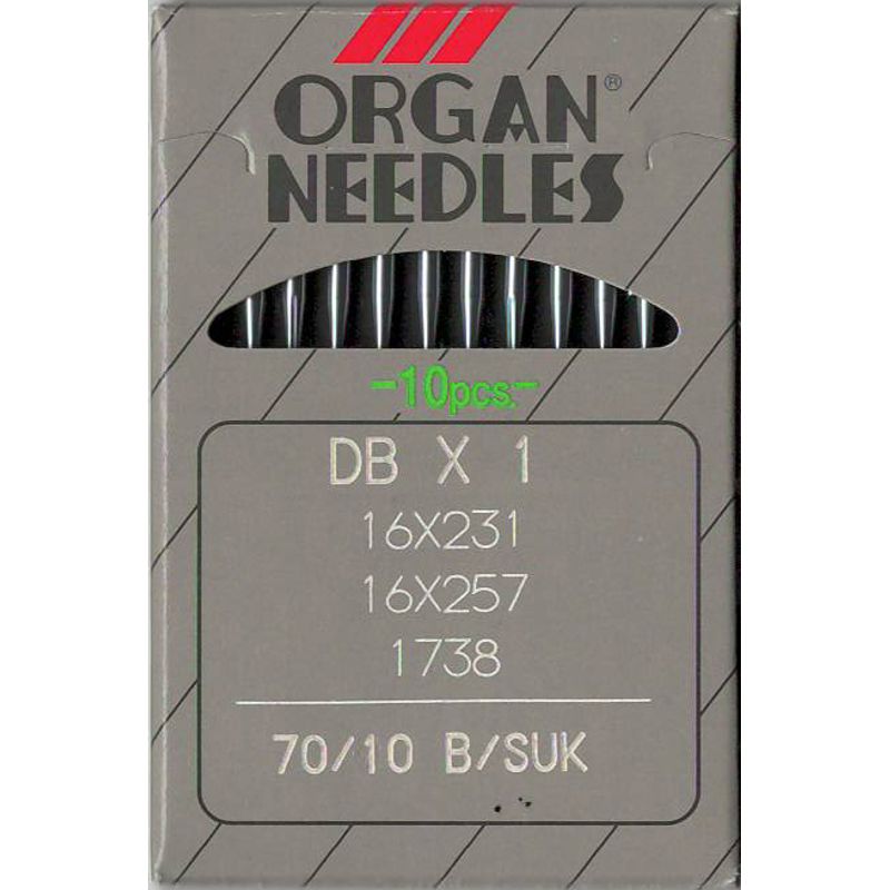 Голки DBx1 FG/SUK, № 70, OR, (1738, 16x257, 71x1, 16x231, 287WH, DBx257), 1 уп.=10 шт.