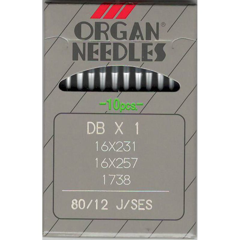 Голки DBx1 FFG/SES, № 80, OR, (1738, 16x257, 71x1, 16x231, 287WH, DBx257), 1 уп.=10 шт.