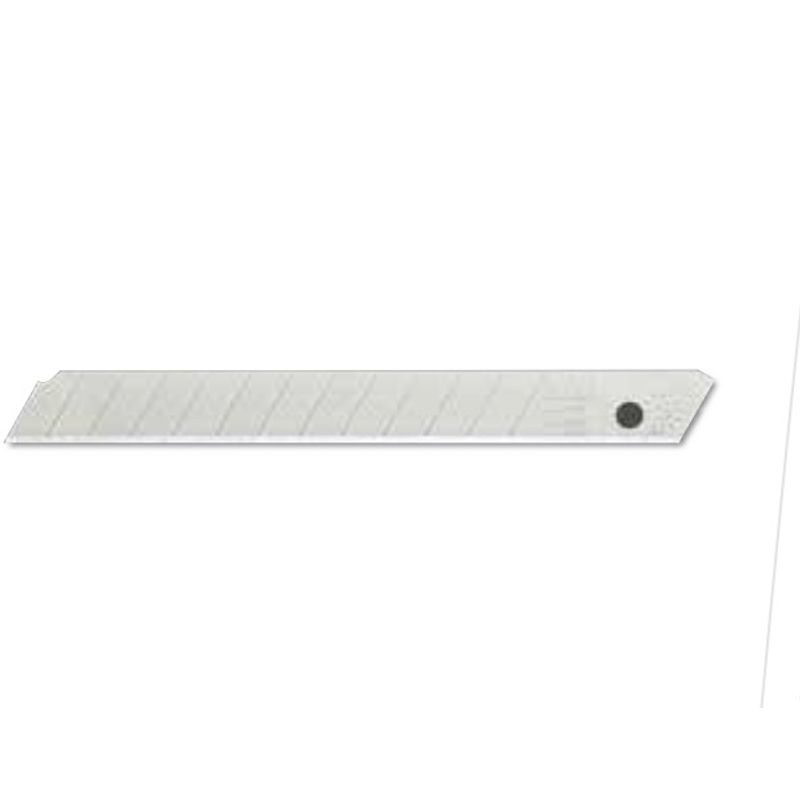 Лезвия для ножей канцелярских, маленькие, 9 мм (уп. 10 шт), угол лезвия 56 градусов, Т = 0,38мм