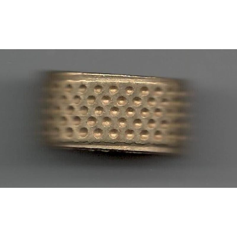 Наперсток открытый, h = 08 мм, d = 16мм, позолоченный