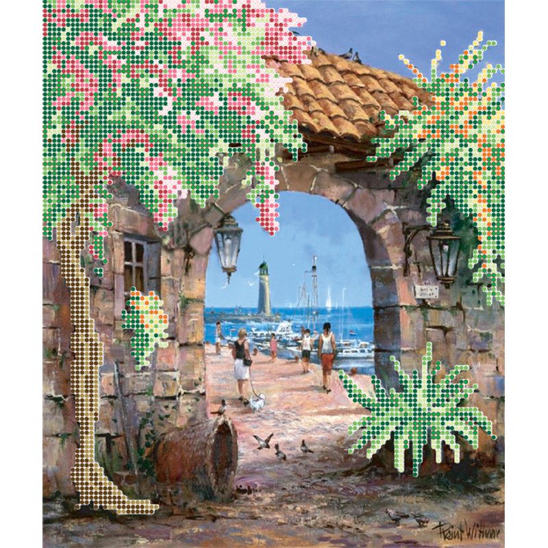 Схема для вишивання бісером 