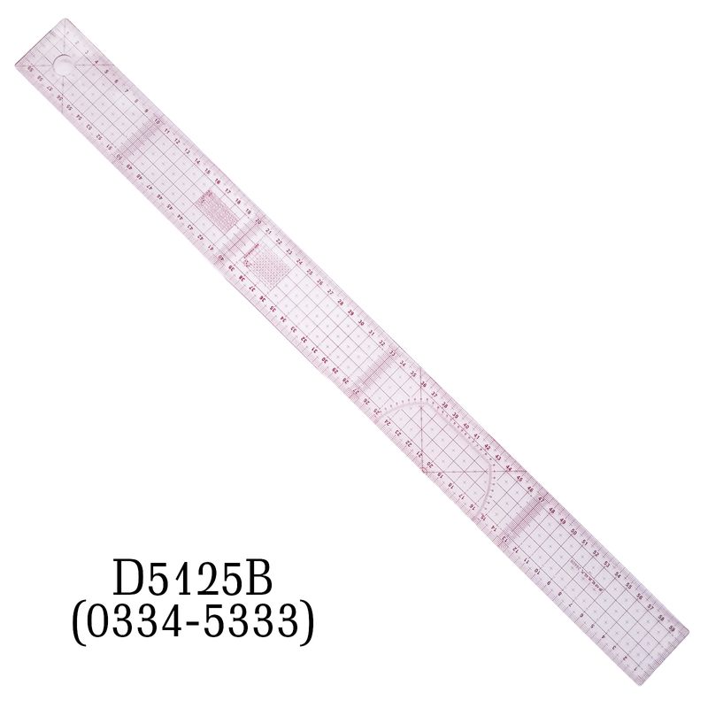 Лінійка-лекало кравецьке пряме 60 см, 2660B, D5125B (0334-5333)