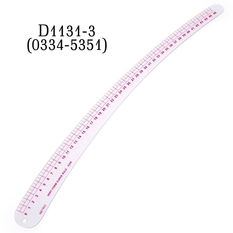 Лінійка-лекало кравецьке вигнуте 46см, 6346, (D1131-3) 8646