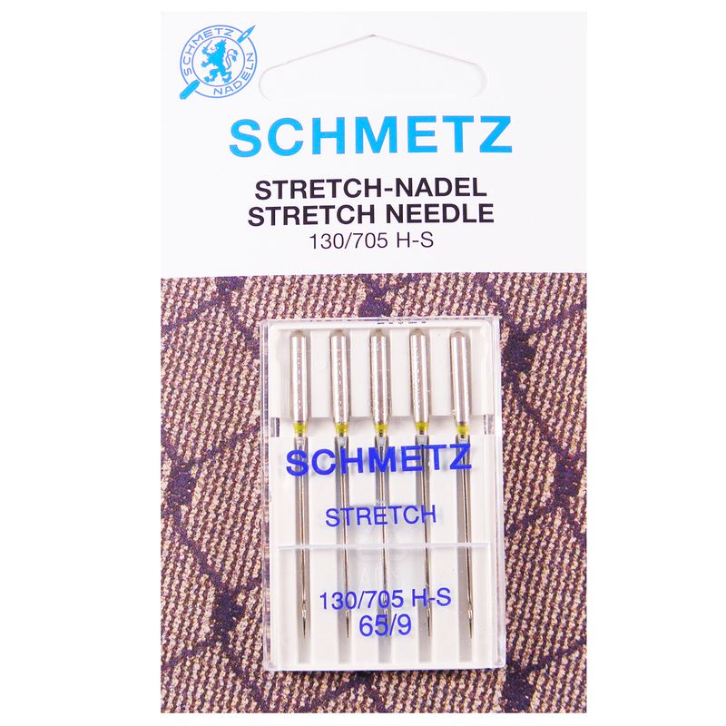 Голки для стретч, лайкри, біфлекса № 65/9, SC, (130/705H H-S), 1 уп. =5 шт.