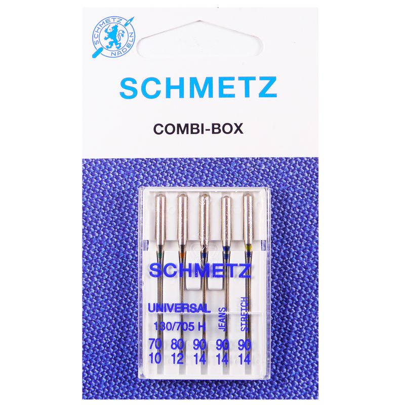 Голки комбі, SC, 130/705Н 70/10(1); 80/12(1); 90/14(1); S 90/14(1); J 90/14(1) 1уп =5 шт.