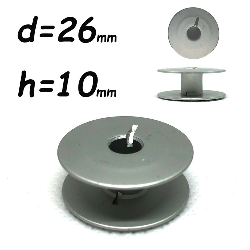 Катушка для ПМ, Д=25,5мм, В=11мм, 239729S(G302 SIR), облегченная, не перфо+П