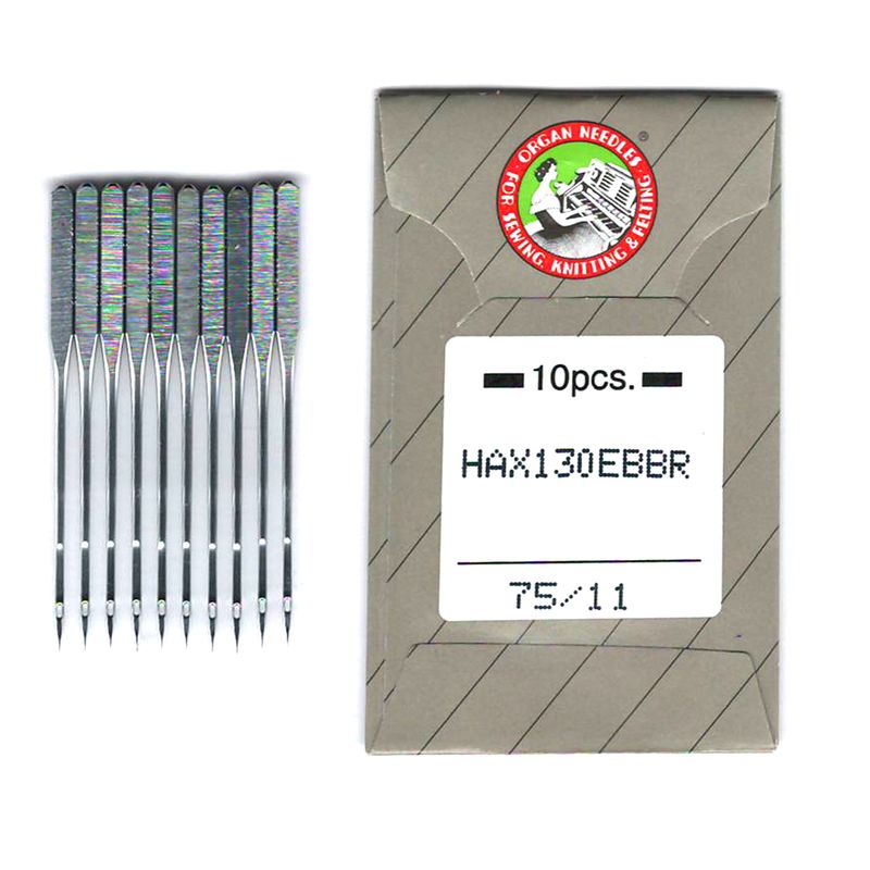 Голки для вишивання № 75/11, OR, (130/705H-E, HAx130 EBBR, (для Brother PR-600) 1уп. = 10шт, папір