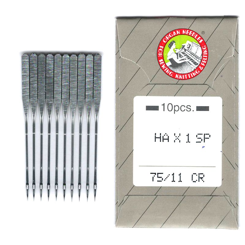 Голки для стретч, лайкра, біфлекс № 75/11, OR (HAx1SP, 130/705H, 15x1, CR), 1уп. = 10шт, папір