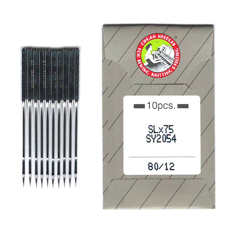 Голки для оверлока № 80/12, OR, (SLx75, SY2054, (для Singer), 1уп. = 10шт, папір