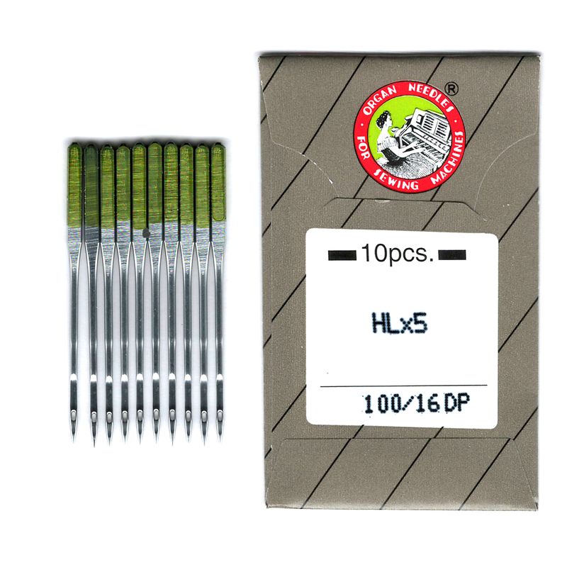Голки стьобальні №100/16, OR, (HLx5, HAx1, 15x1 DP Chromium), 1уп. = 10шт, папір