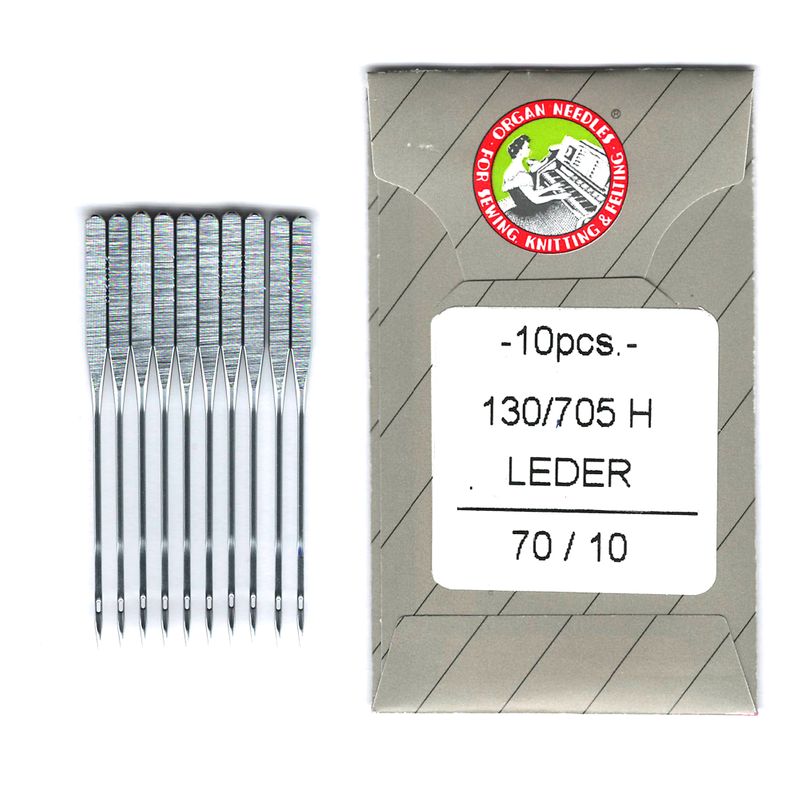 Голки для шкіри № 70/10, OR (130x705H, 15x1 LL (Leder), 1уп. = 10шт, папір