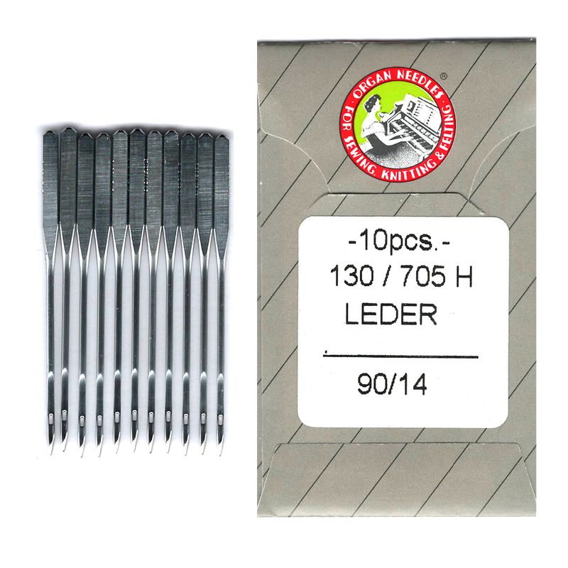 Голки для шкіри № 90/14, OR (130x705H, 15x1 LL (Leder), 1уп. = 10шт, папір