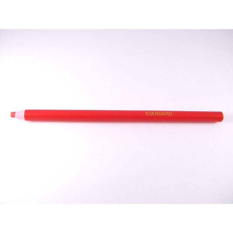Карандаш для разметки на ткани который смывается водой, самозаточувальни, Standard, (12шт / пак), красный