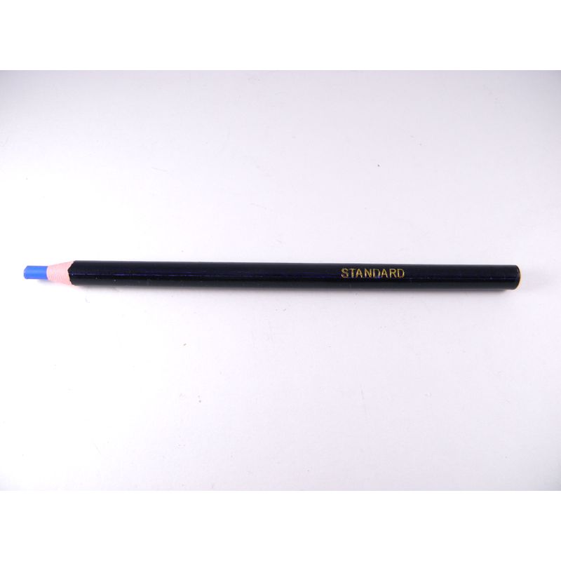 Карандаш для разметки на ткани который смывается водой, самозаточувальни, Standard, (12 шт / пак), синий