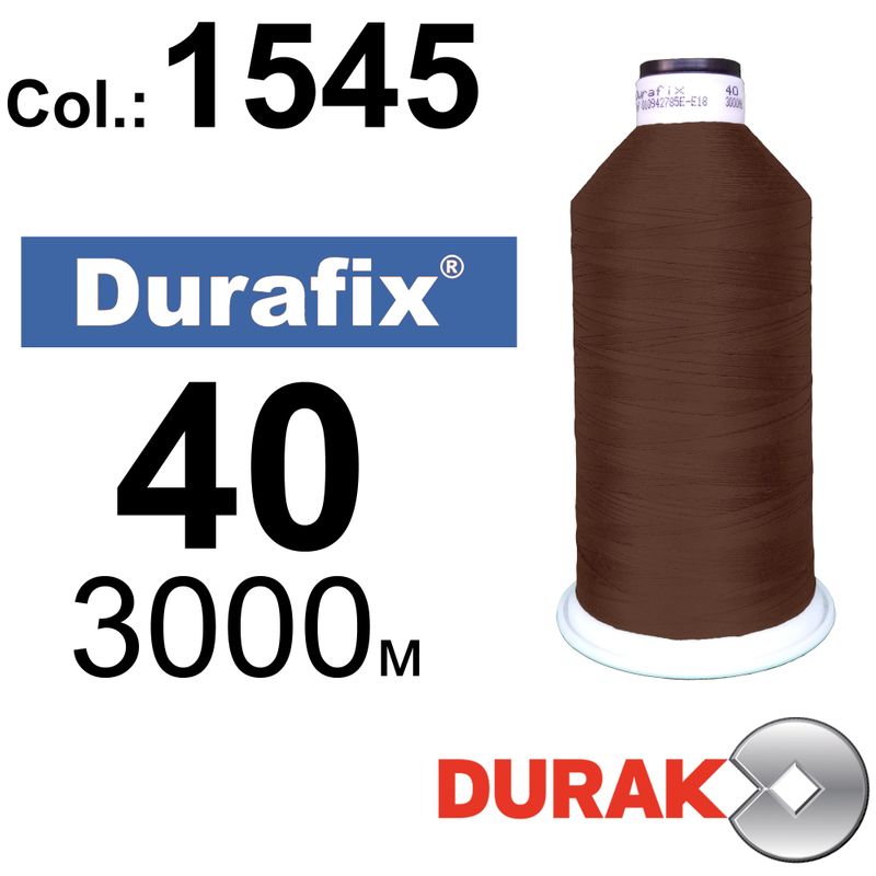 Нитки надміцні, Durafix, поліестер, N40 (60tex), довжина 3000 м., колір 33(1545)-017 колонка 2