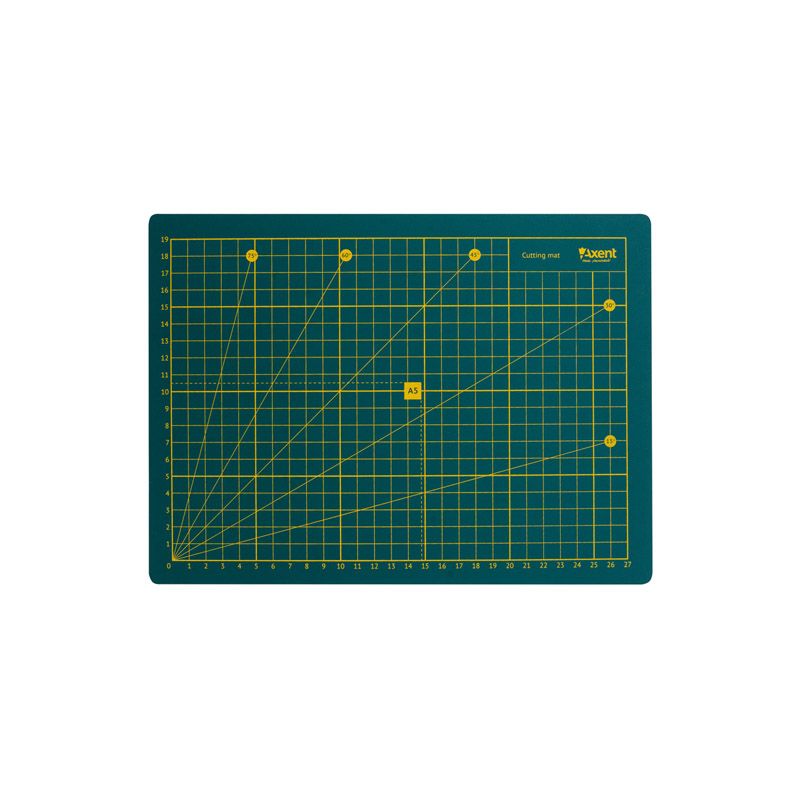 Килимок для крою самовирівнюючийся 3 шара, (30 х 22 х 0, 30) см, A4, ПВХ, Axent