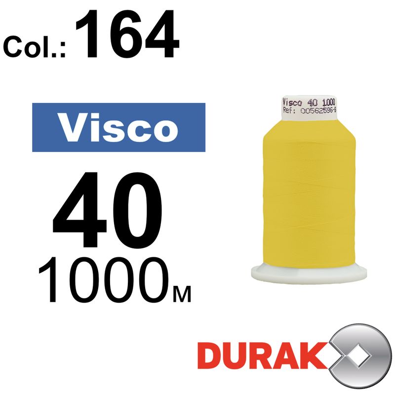 Нитки для машинной вышивки, Visco, вискоза, N40 (120D/2), длина 1000 м. цвет (0164) к2
