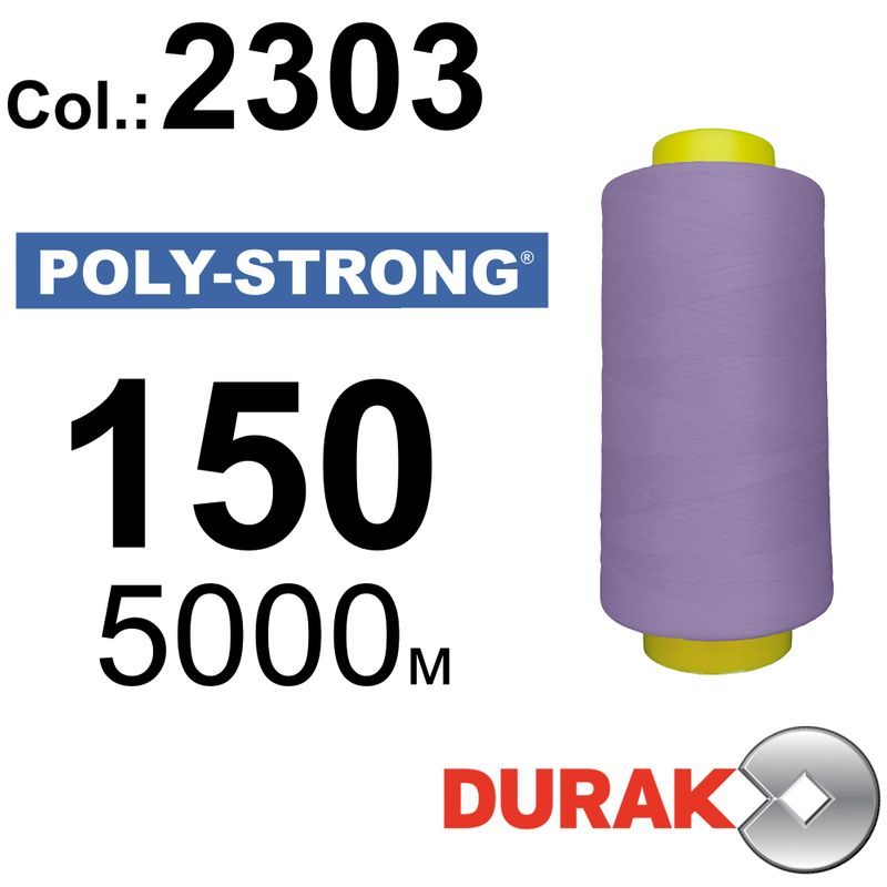 Нитки армированные, Poly-Strong PP, полиэстер, N150 (20tex), длина 5000 м., цвет 26(2303)713 - к6