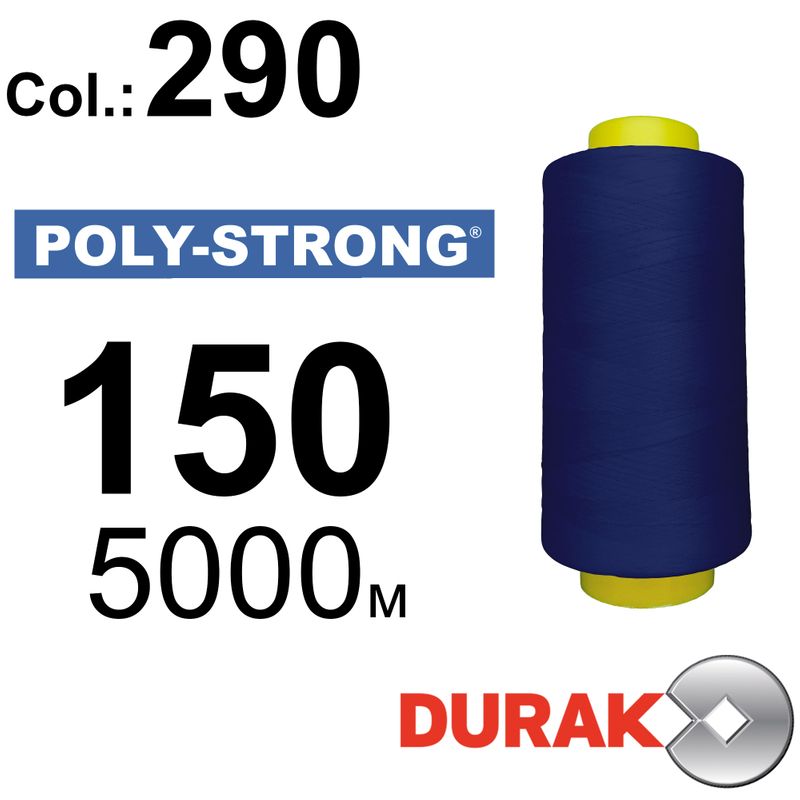 Нитки армовані, Poly-Strong PP, поліестер, N150 (20tex), довжина 5000 м., колір 9(290)65 - к8