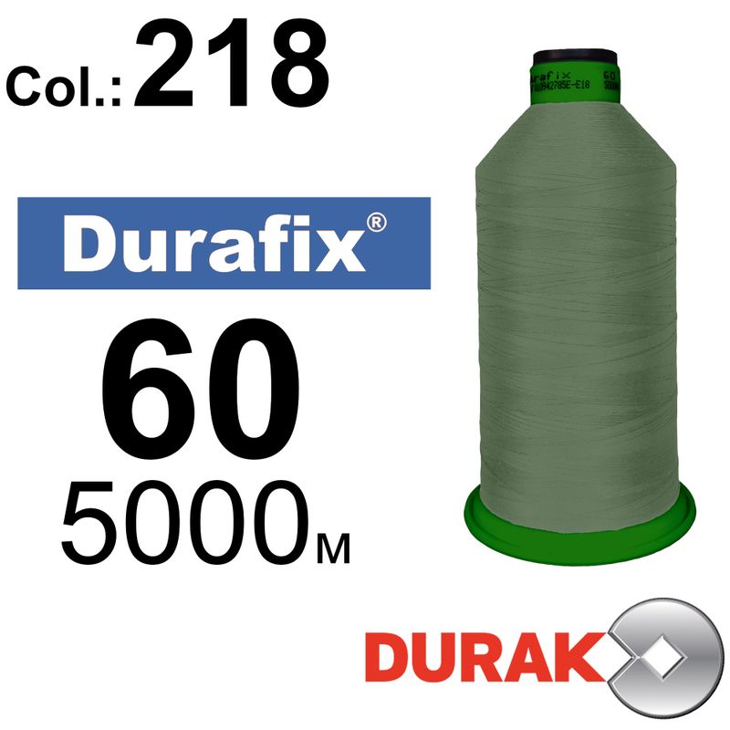 Нитки надміцні, Durafix, поліестер, N60 (45tex), довжина 5000 м., колір 32(218)-0 колонка 8