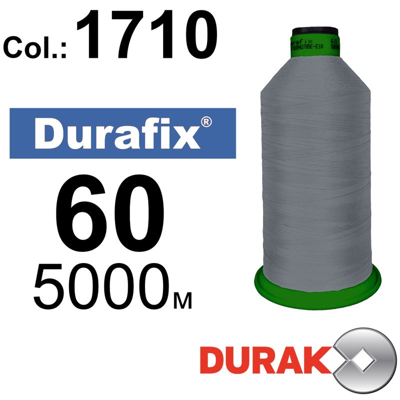 Нитки надміцні, Durafix, поліестер, N60 (45tex), довжина 5000 м., колір 35(1710)-109 колонка 11