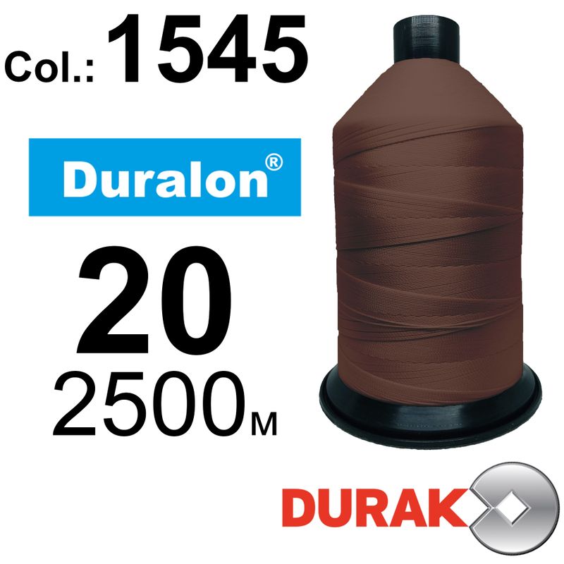 Нитки надміцні, Duralon, нейлон 6. 6, N20 (150tex), довжина 2500м., колір (1545)-17, к-2