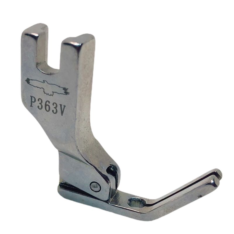 Лапка для промышленных швейных машин, для вшивания молнии двухсторонняя с высоким передом подошвы узкая P363V (165010 H), GE