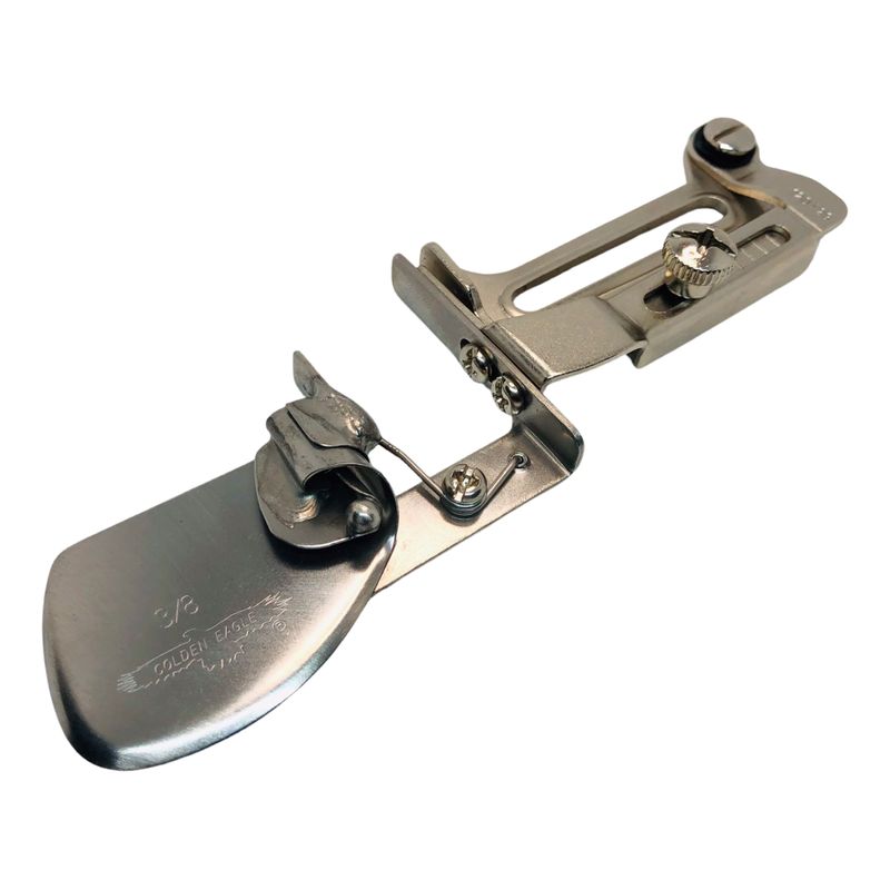 Окантователь для промышленных швейных машин в 2 сборки упругий А70/S70, ширина ленты, 9, 5мм 3/8