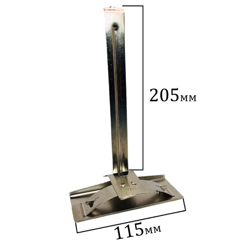 Затискач для тканини, вертикальний, ширина 115мм, висота стійки 205мм, CL-8AA