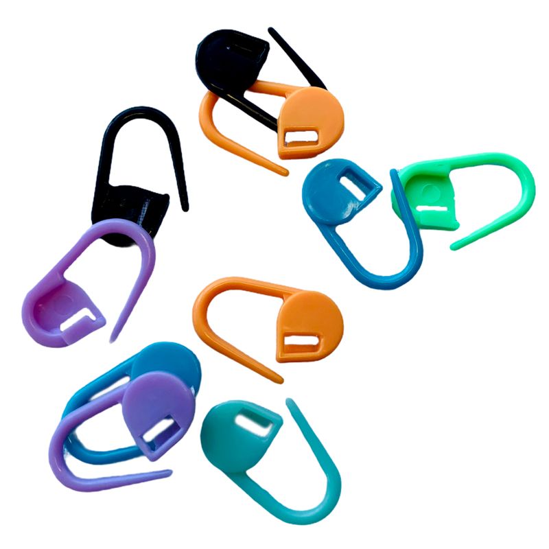 Маркери-булавки для в'язання, пластик, упаковка - 50шт