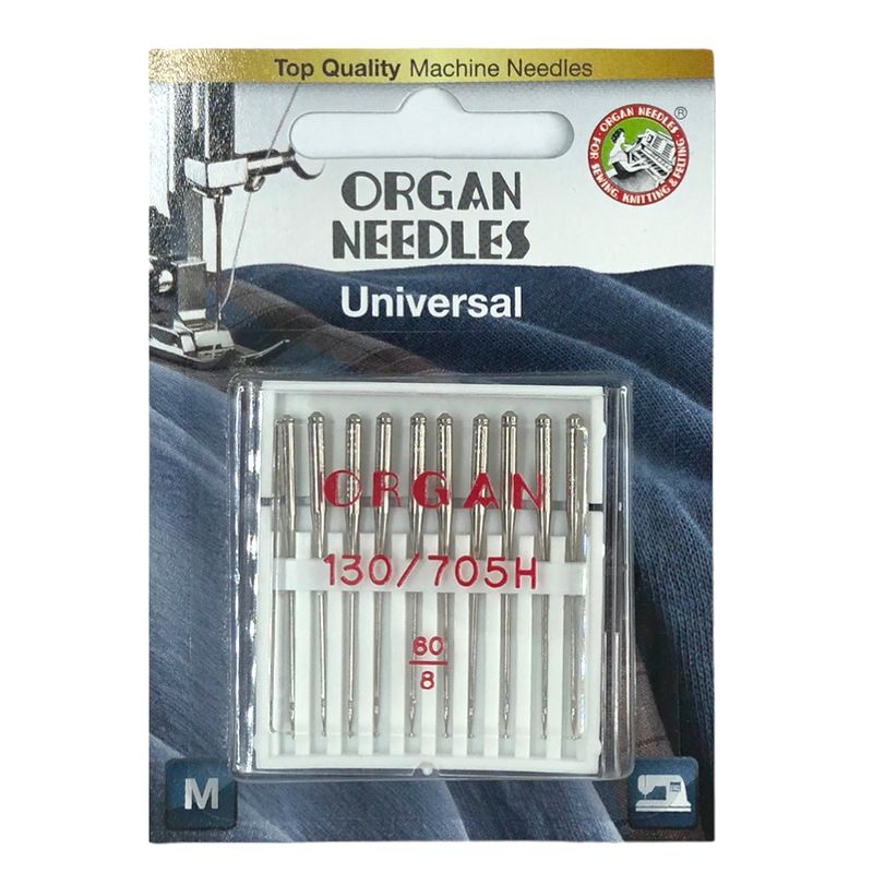 Голки універсальні № 60/8, OR, (HAx1, 130/705H, 15x1), 1уп. =10шт, блістер