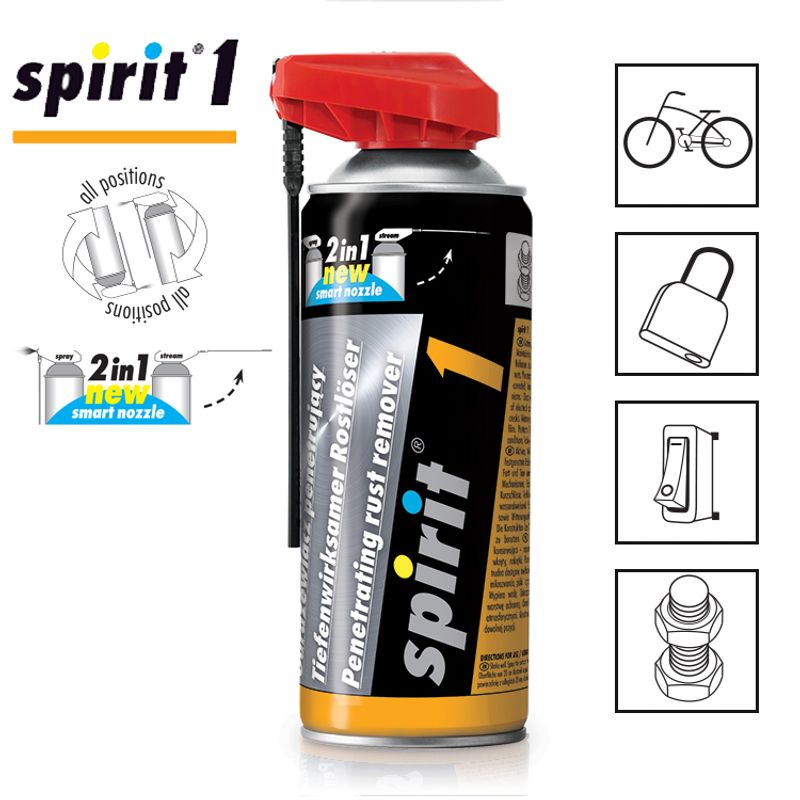 Растворитель ржавчины SPIRIT 1 – спрей 400мл