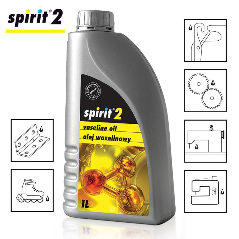 Масло для швейных машин пром вазелиновое SPIRIT 2 - 1л.