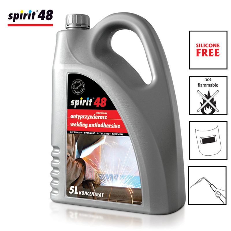 Смазка без силикона для сварочных работ SPIRIT 48 - концентрат 5л