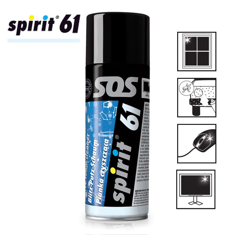 Очиститель пенообразующий SPIRIT 61 - спрей 400мл