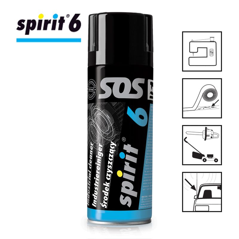 Очиститель промышленный SPIRIT 6 - спрей 400мл