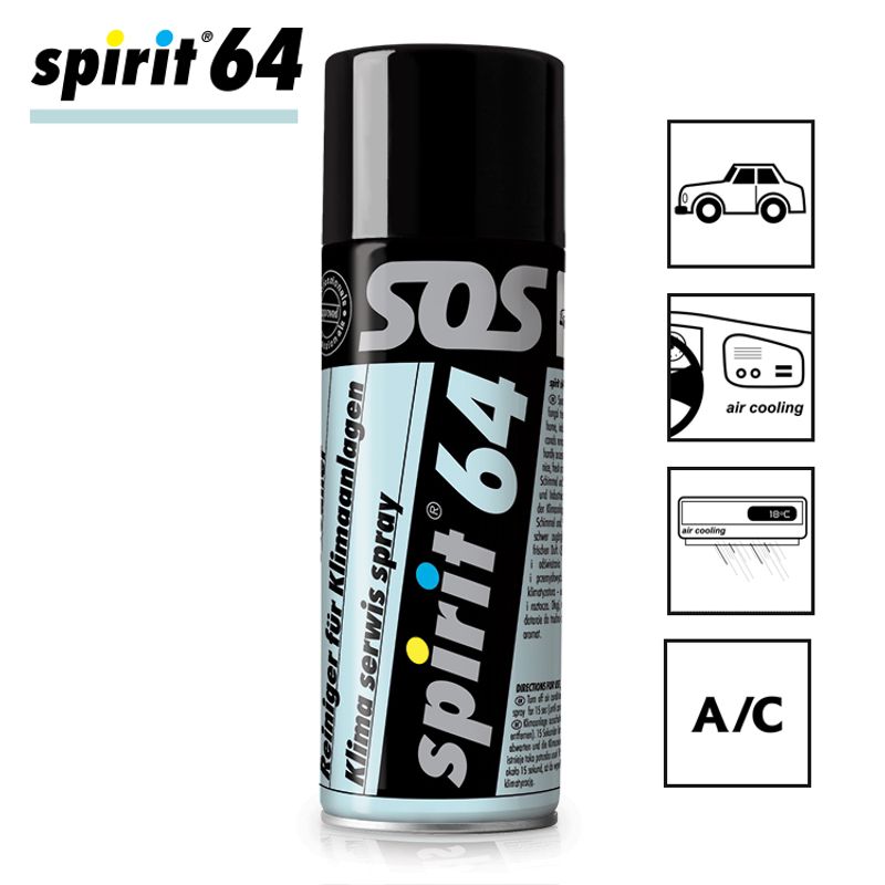 Очиститель для кондиционеров SPIRIT 64 – спрей 400мл