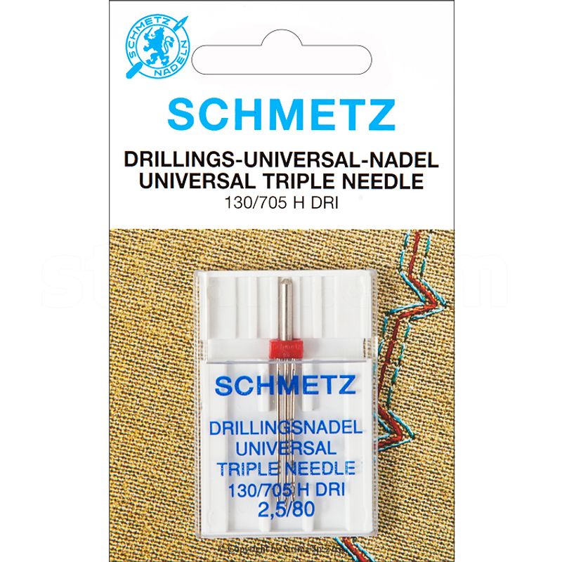 Голки універсальні потрійні №2, 5 /80, SC, (130/705 DRI), 1уп. =1шт