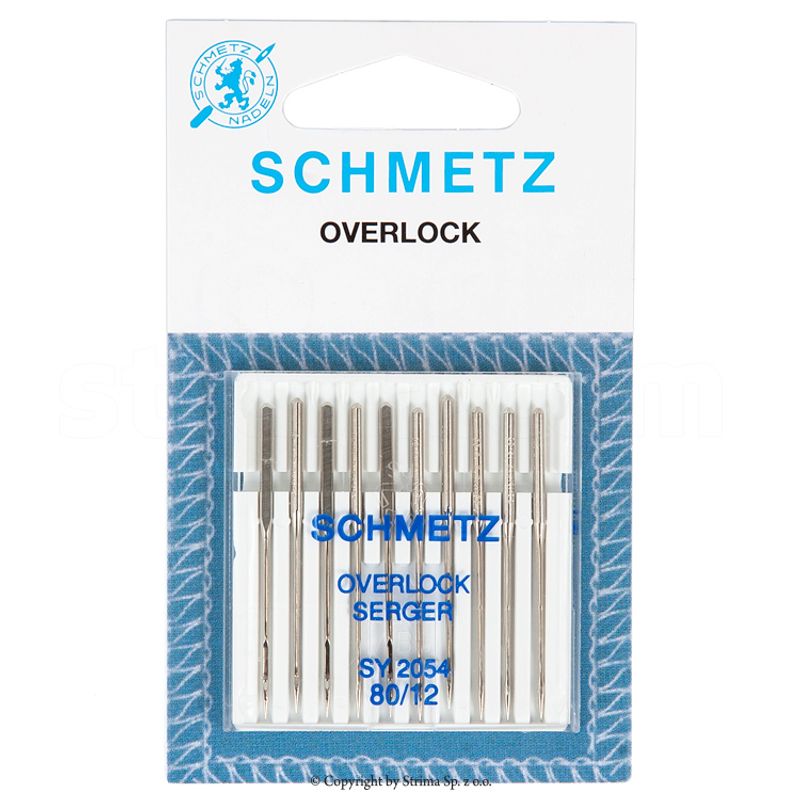 Голки для оверлоків і швейних машин Singer № 80/12, SC, (SY 2054 H), 1уп. =10шт