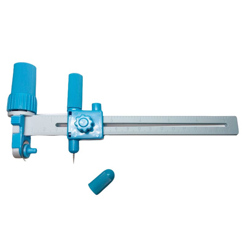 Нож циркульный для вырезания кругов d 30-336мм, пластиковиий корпус, d резака 18мм (RMC-1)