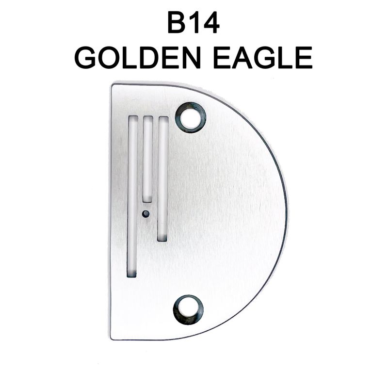 Игольная пластина B14 для универсальных промышленных машин, O 1, 4 мм, GOLDEN EAGLE