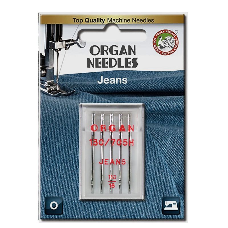 Голки для джинсу № 110/18, OR, (130/705H-J), 1уп. =5шт, блістер