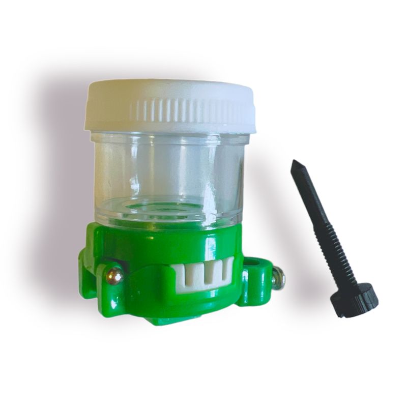 Масленка – контейнер для смазывания нитей силиконом (4 нити одновременно), на магните и винте