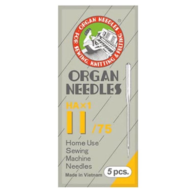 Голки універсальні № 75/11, OR, (HAx1, 130/705H, 15x1), 1уп. =5шт, герметик пак