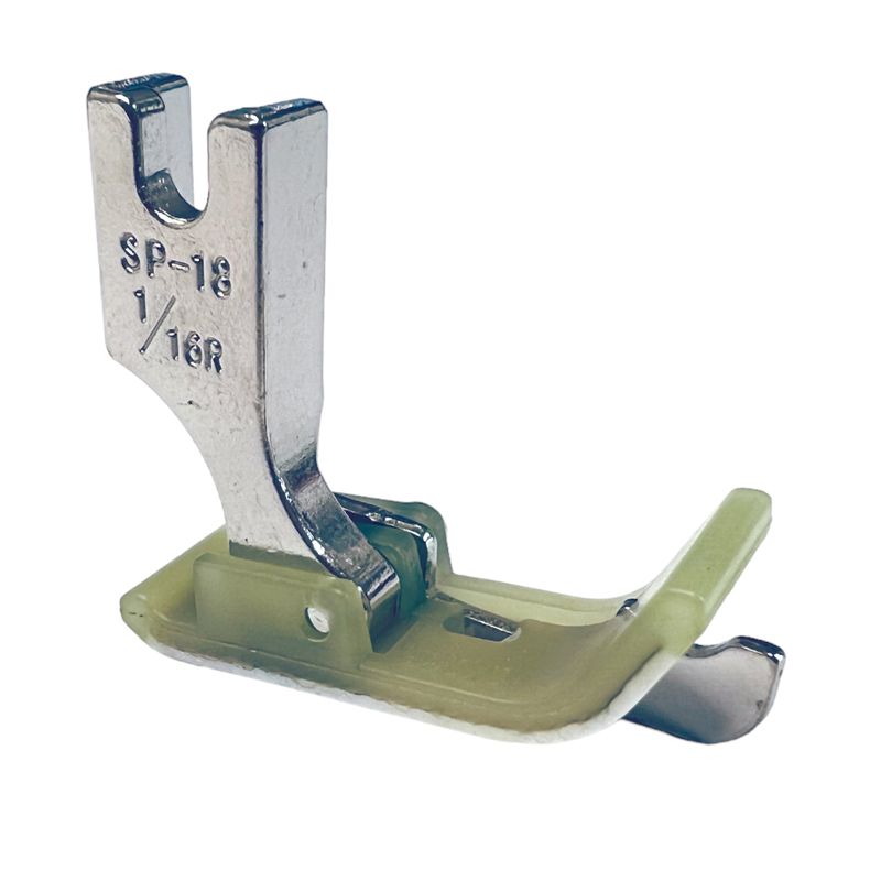 Лапка для промышленных швейных машин, для отсрочки от края на 1, 6 мм, тефлоновая подошва, SP-18 1/16R, CH