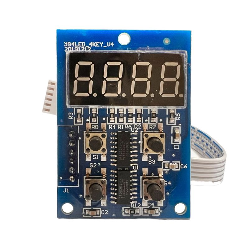 Дисплей с платой для сервомотора Lejiang A8 (XG4LED_4KEY_U4 20191212 SR420361N)